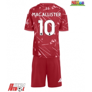 Liverpool Alexis Mac Allister #10 Primera Equipación Niños 2026-27 Manga Corta (+ Pantalones cortos)